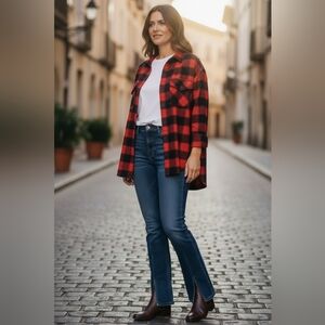 Idyllwind Miranda Lambert 14 Mid-Blue Split-Hem Jeans - Classic Blue 34 Inseam